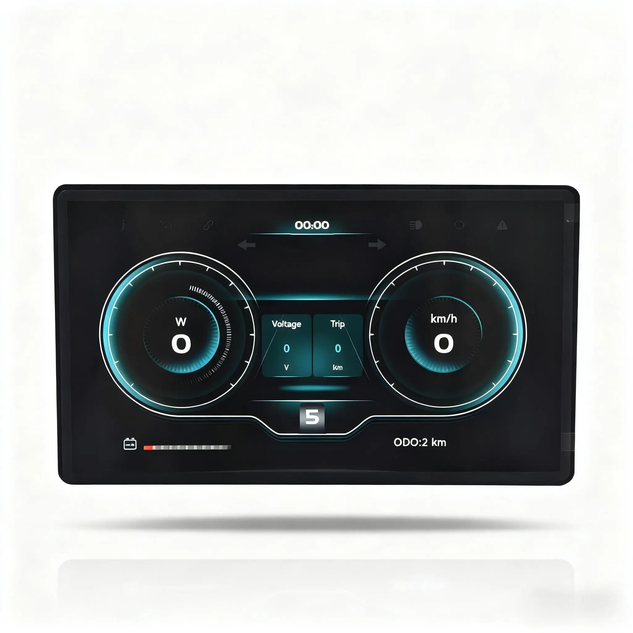 H8 Smart E-Bike Display – Connects to Mobile APP & Screen Mirroring, Waterproof LCD, 5PIN & 6PIN, 18V-60V | Black Friday & Christmas Gift for Riders Electric Bike Controller deluxe parts