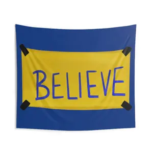 BelIeve Wall Tapestry | Locker Room, Gym, and more!