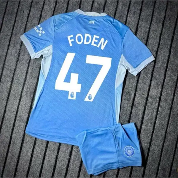 2026/27 Sky Blue Soccer Jersey Set – Premium Thai Mesh Polyester Football Kit, Breathable Quick Dry