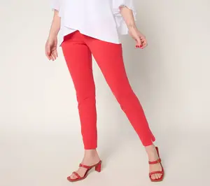 Wicked by Women with Control Knit Petite Slim Leg Pant