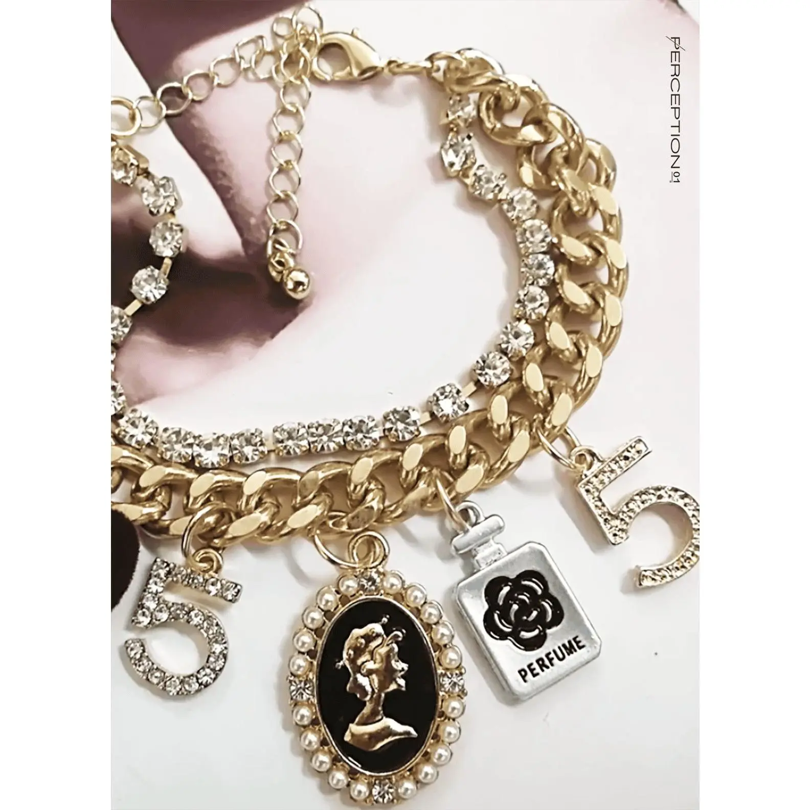 Cameo #5 Charm Bracelet