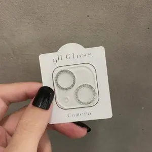 Silver glitter integrated Protective lens protector for iPhone 11/12/13/14/15/16 series Pro/Max/Mini/Plus, Phone Accessories