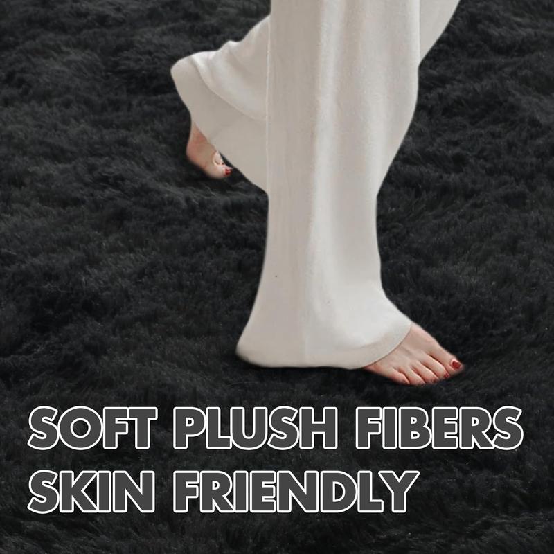 Super Soft 8x10 Feet Thickened Fluffy Area Rug for Living Room Plush Shaggy Mat for Bedroom Faux Fur Home Decor Mat