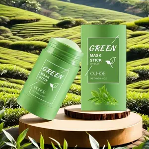 Green Tea Cleansing Mask Stick, Deep Cleansing Facial Mask Stick, Moisturizing Facial Skin Care Product for Women & Men, Moisturize, Moisturizer