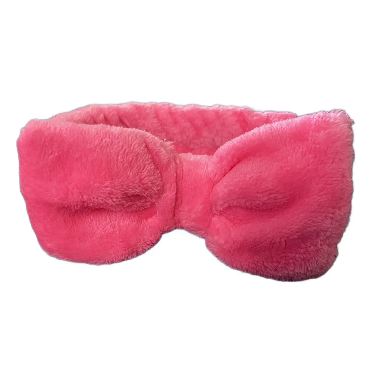 Soft Spa Fuchsia Coral Fleece Headband