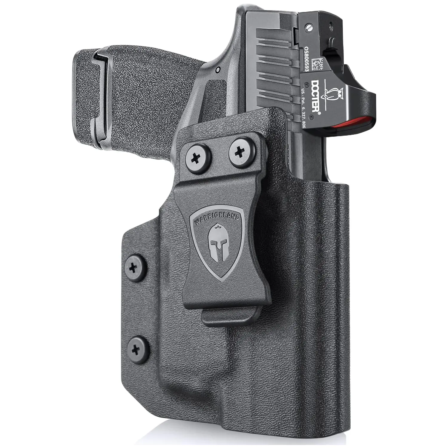 WARRIORLAND Hellcat TLR6 Holster, IWB Kydex Holster Optic Cut Fit: Springfield Armory Hellcat w/ TLR6, Inside Waistband Conceal Carry Holster Hellcat TLR-6, Adj. Can & Posi-Click Retention, Right Hand Lifetime Warranty DealsforYouDays, Competition