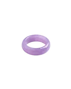 Lilac — Purple Jade Ring