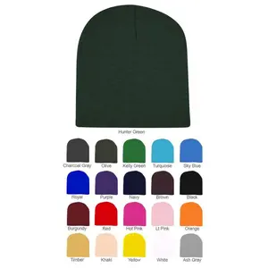 Beanie Hats Bulk |  Short 12 PACK MIX COLORS
