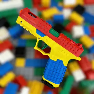 Educational Block Soft Bullet Gun Boys Assembled Toy