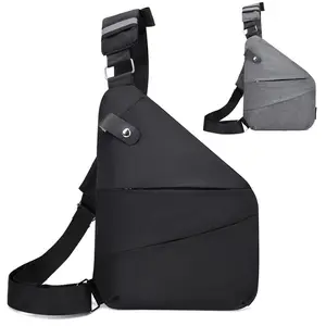 Chest Bag Anti-Theft Crossbody Sling Bag Scratchproof Shoulder Backpack Lightweight Chest Bag Give Gifts To Men Fashion Simple Business Shoulder Bag Travel Durable