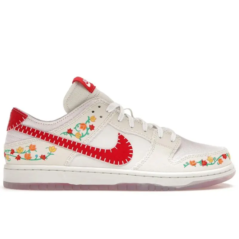 Nike Men's SB Dunk Low Decon N7 Opti Yellow University Red Skateboarding Shoes, from StockX