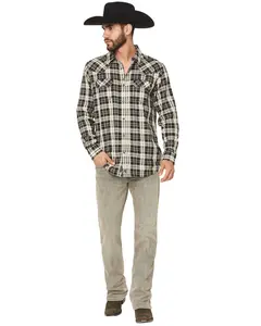 Moonshine Spirit Men's Spirit&Reg; Dustbowl Wash Hutch Slim Bootcut Stretch - Msfa25j02-Gry