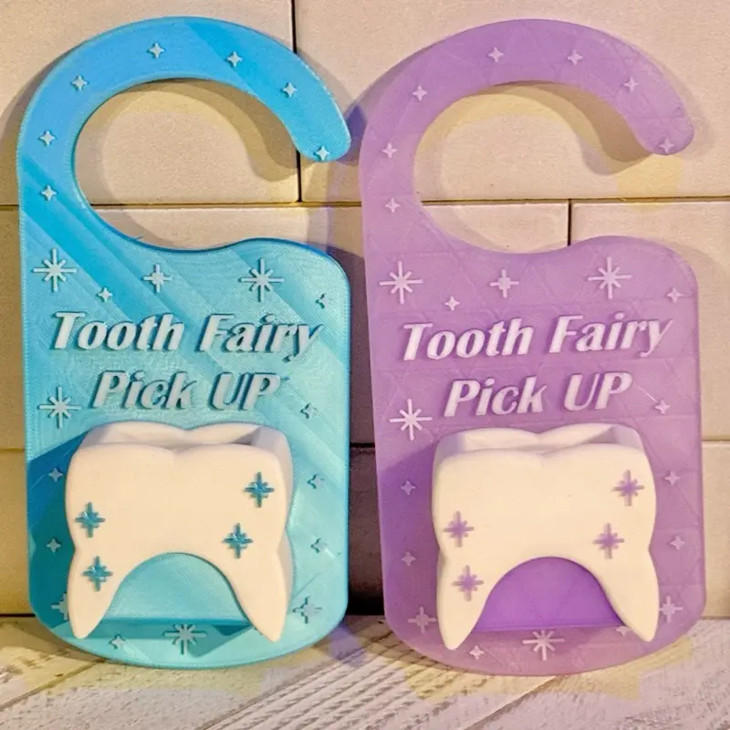 Tooth Fairy Door Hanger - Hangable Home Organiser Accessory with Hook for Racks and Shelves