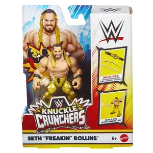 Seth Rollins (Gold) - WWE Knuckle Crunchers 8 Mattel WWE Toy Wrestling Action Figure