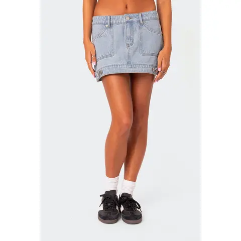 Foxx Denim Mini Skirt