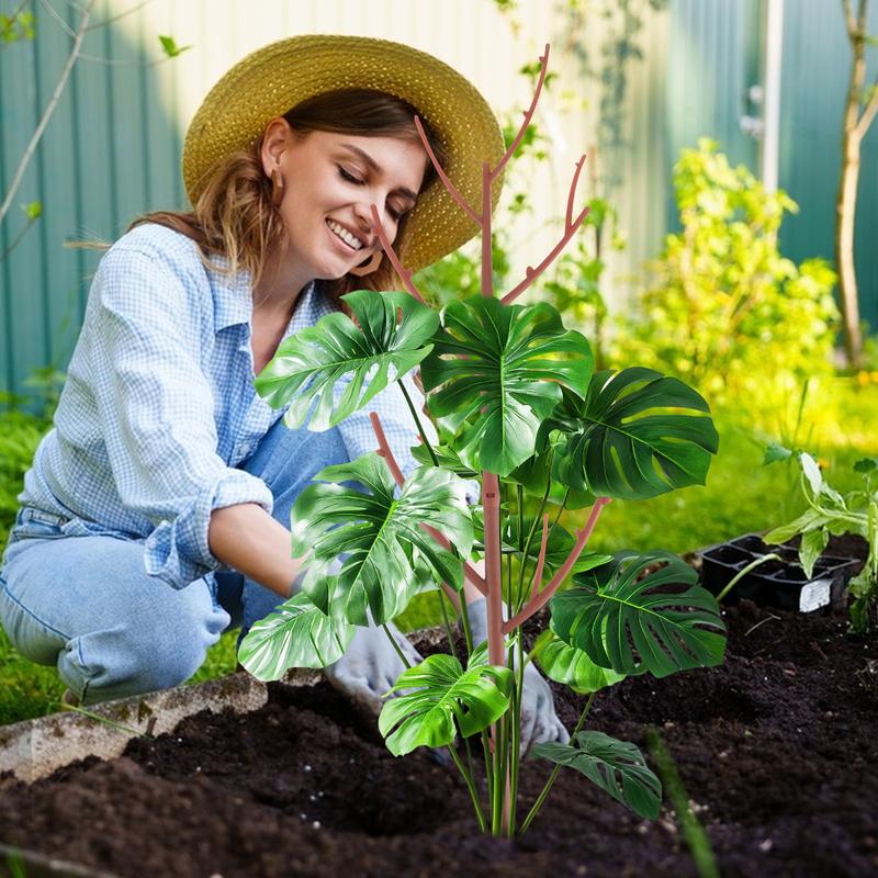 PERSZENStackable Monstera Plant Support Stakes, Plant Support Stakes for Indoor Plants Tall, Plant Climbing Support for Monstera, Philodendron, Potted Plants, Plant Poles for Climbing Plants (6PCS/15PCS)