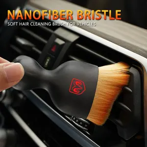 Car Interior Cleaning Soft Brush Tool Dust Remover For Dodge Ram Durango Charger SRT Dart Journey Avenger Caliber Challenger Trucks Hornet Mopar Demon Attitude