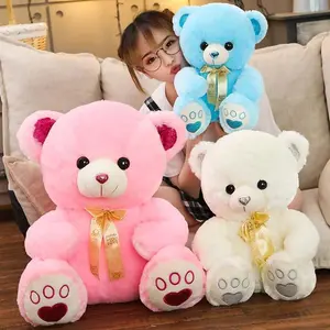 New High Quality 35cm-65cm Cute Cartoon Big Bear Plush Toys Stuffed  Animals Doll Birthday Gift Bear Doll