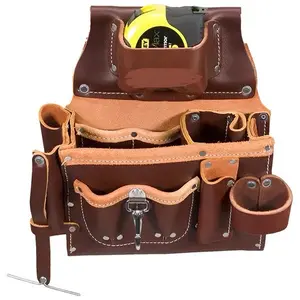 5085 Engineers Tool Case - Durable Leather Design with Multiple Pockets for Organized Storage and Easy Access