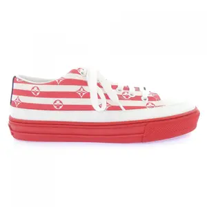 Pre-owned Louis Vuitton Canvas Small Leather Goods LV Escale Stellar Line Monogram Sneakers