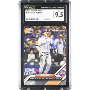 Pete Alonso New York Mets 2024 Topps Now Power Mets in NLDS #798 CGC Authenticated 9.5 Card