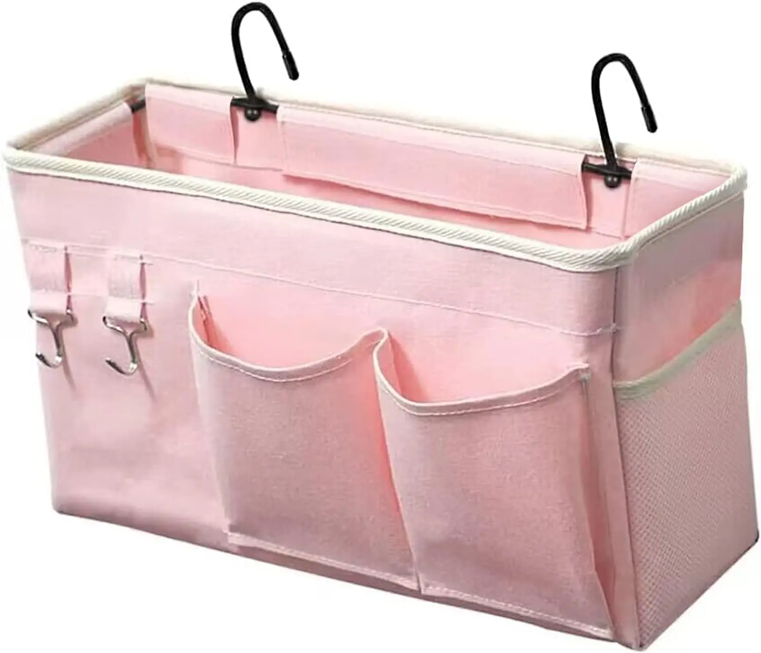 Bedside Storage Bag Hanging Organizer for Bunk and Hospital Beds,Dorm Rooms Bed Rails,Can be Placed Glasses,Books,Mobile Phones,Keys