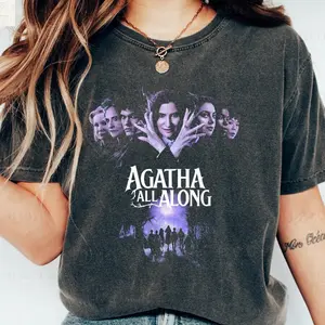 Agatha All Along T Shirt Show Castle Crew Sweatshirt Wandavision Shirt Gift Agatha Harkness Shirt Agatha All Along Show Halloween Tee 45750 3133
