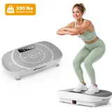 【Live Link only】Merach Slim Vibration Plate Exercise Machine Lymphatic Drainage Fitness Machine Vibrations Compact Design Fitness Home Gym Equipment Whole Body Workout BackToSchool