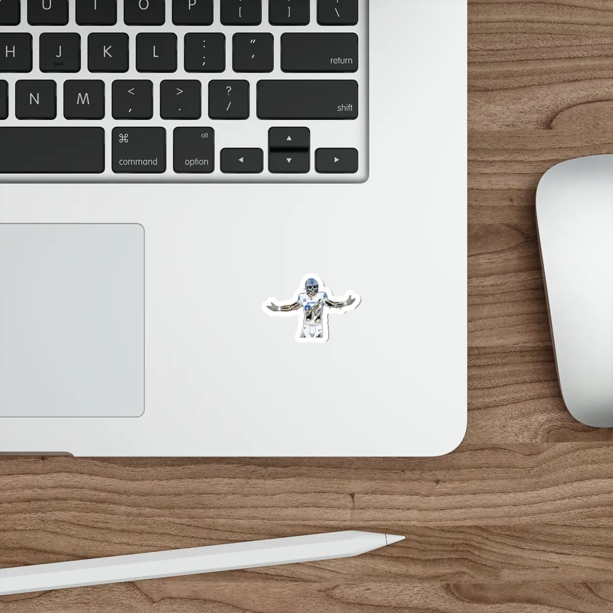 Aiden Hutchinson Lions Football Die-Cut Stickers Matte Finish Eco-Friendly Vinyl UV Protected Water-Resistant for Laptops & Notebooks