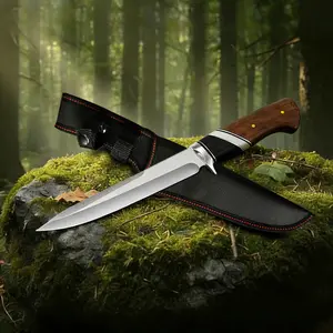 Wilderness Knife,Stainless Steel straight Knife,Hiking,Wilderness Camping,Outdoor BBQ,High-quality Recommendation for Men's gifts