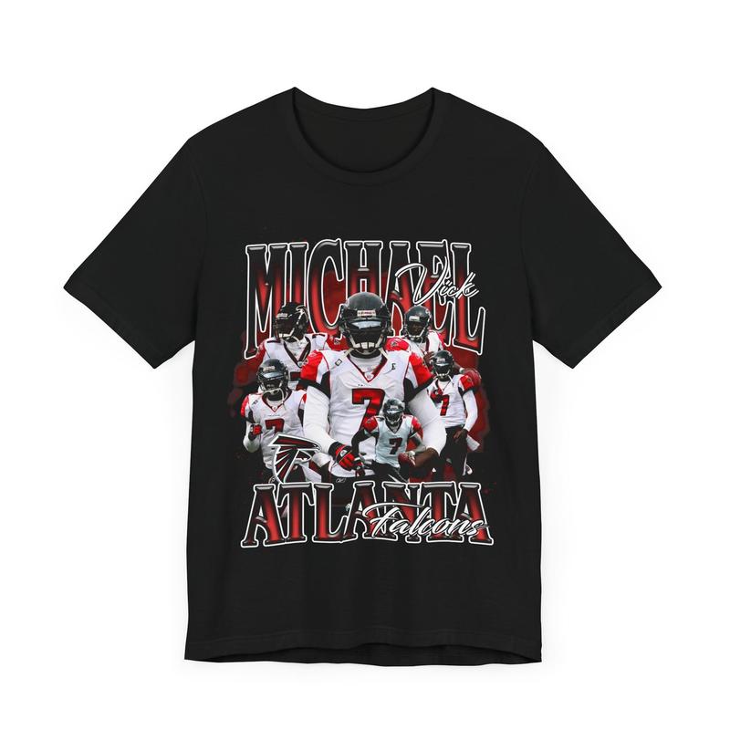 Vintage 90s Football Style T-Shirt MICHAEL VICK Unisex Graphic Tee Shirt