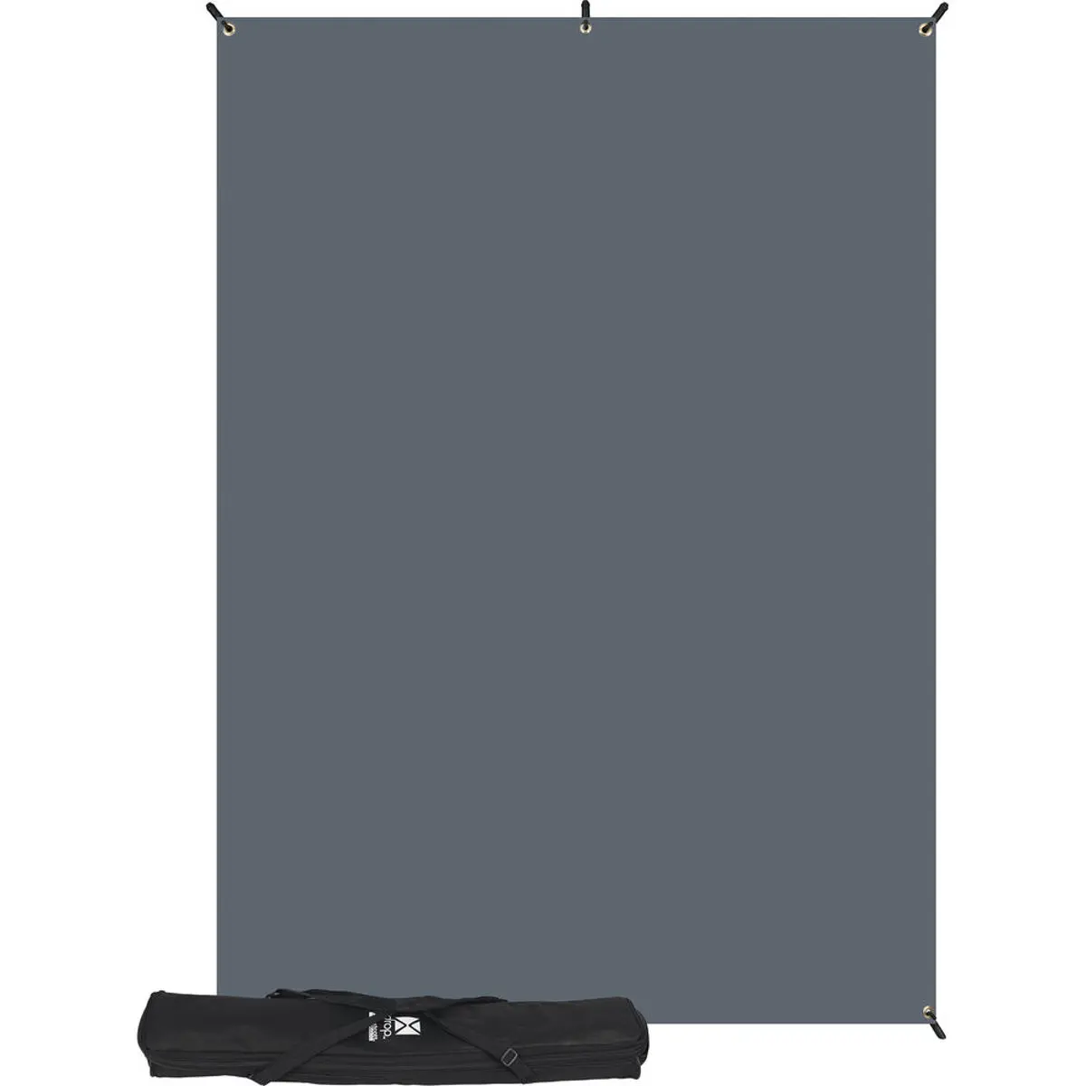 Westcott 5 x 7' Neutral Gray X-Drop Backdrop Kit, with X-Drop Stand and Travel Case