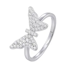 【#R314】S925 Sterling Silver Synthetic Moissanite Ring for Women Men Hip Hop Jewelry Gift