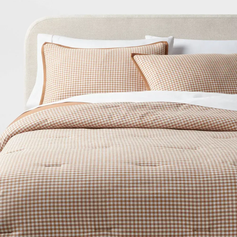 Traditional Mini Gingham Comforter and Sham Set - Threshold Traditional Mini Gingham Comforter and Sham Set - Threshold