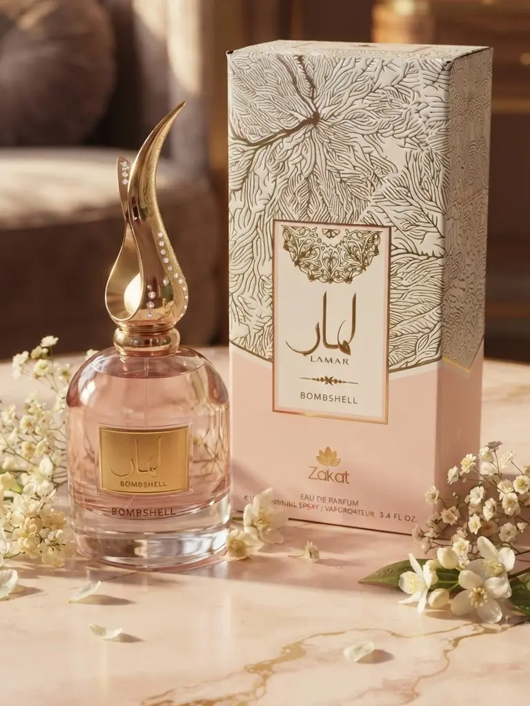 Zakat Lamar Bombshell Eau de Parfum for Women 100ml | Long Lasting Floral Fruity Fragrance