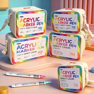 Professional Art Supplies Set, High Coverage Ink, Durable Design, Ideal for Artists & Creative Projects, Complete Accessories Included, Art Markers Set