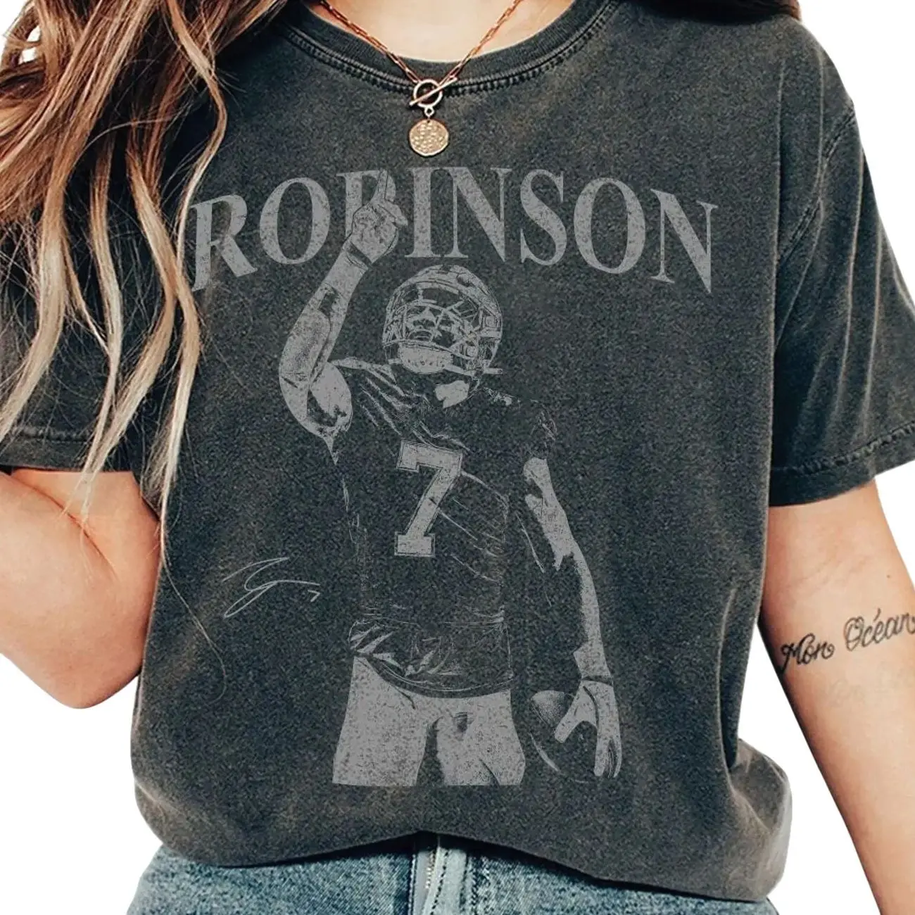 Bijan Robinson Shirt, Atlanta Game Day Shirt, Unisex Men & Women, Trendy Streatwear Gift, Cotton