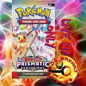 Prismatic Evolutions Pokémon Booster Pack Scarlet & Violet - 10 Cards live open!