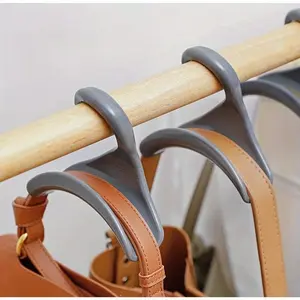 5pcs Bag hook hanger wardrobe backpack hook handbag hook hat scarf storage rack storage