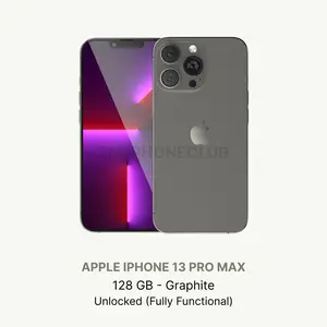Refurbished Apple iPhone 13 Pro Max 128GB Unlocked Excellent Condition