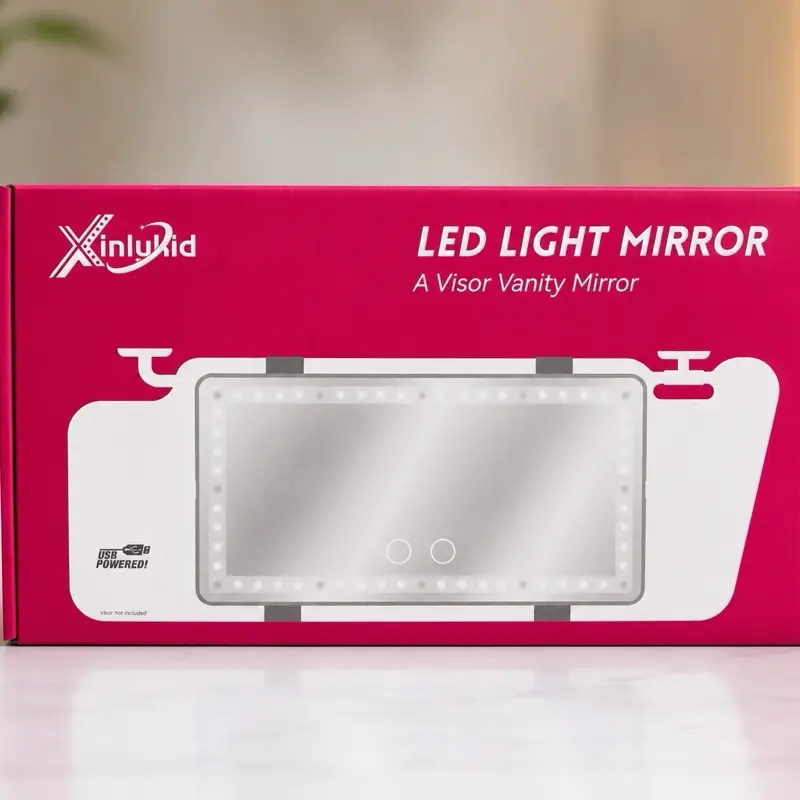 Travel Size LED Vanity Mirror, Compact Makeup Mirror for Beauty & Personal Care Use