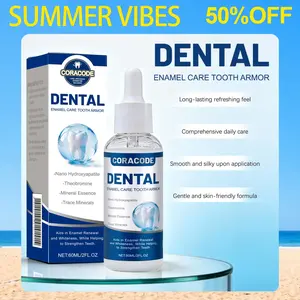 CORACODE Tooth Armor Liquid Drops for Sensitive Teeth, Enamel Care Drops to Support Stronger Teeth & Soothe Sensitivity， Daily Oral Care Routine 60 ml