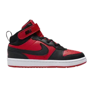 Nike Court Borough Mid PS 'Black University Red'