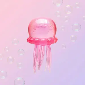 Party and event -relief gift fun gift jellyfish squeeze toy, floating ice cube -relief toy, maltose jellyfish with swinging tentacles Stress