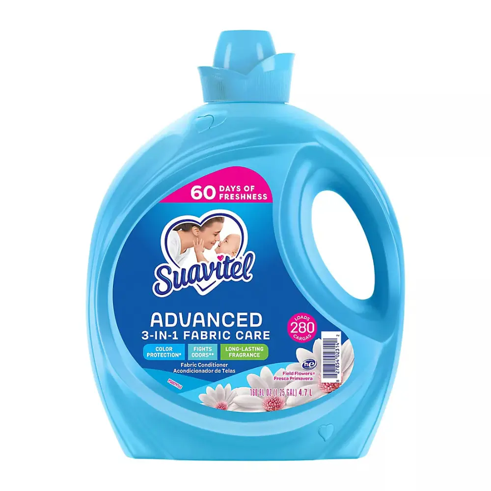 Suavitel Advanced 3-in-1 Fabric Care - Field Flowers, 280 loads/160 oz. Suavitel Advanced 3-in-1 Fabric Care - Field Flowers, 280 loads/160 oz.