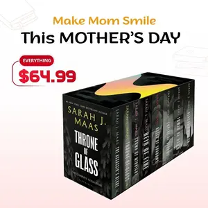 Throne of Glass 8 Book Box Set – Complete Sarah J. Maas Fantasy Series | BookTok Viral YA Romance | Mother’s Day Gift for Mom | Book Lover Gift