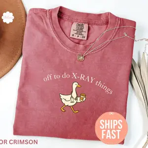 Comfort Colors Off To X-ray Things Shirt, Radiology Shirt, Radiology Tech Shirt, Radiology Department Tee, Rad Tech Gifts, Ultrasound Shirt