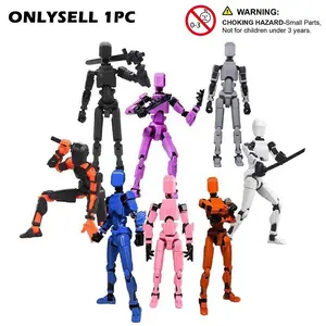High-Quality Joint-Movable Magnetic Doll Set, Multiple Colors Available, Military & Thunderbolt 3D Style, Durable Design, Ideal Gift, Action Figures Set