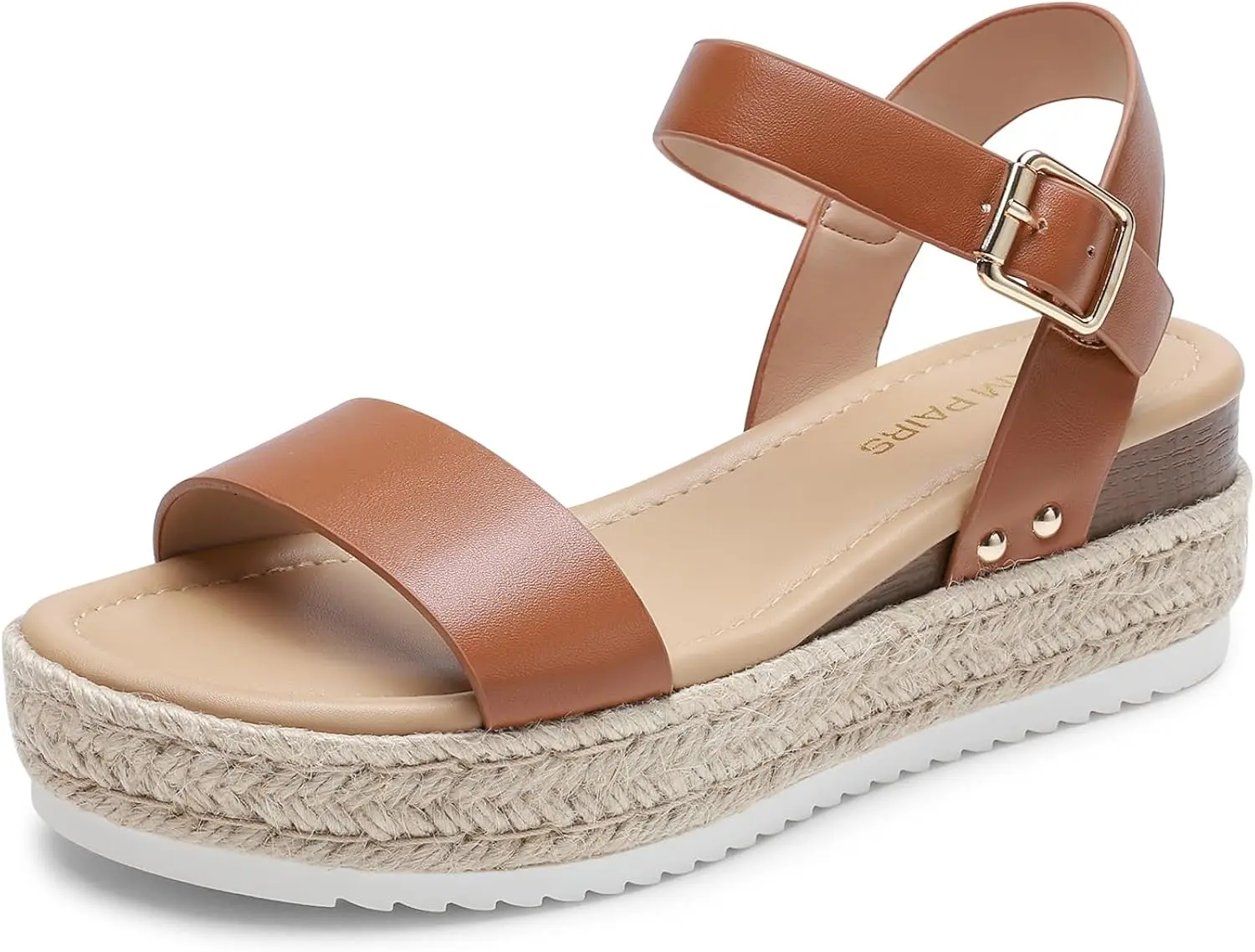 Women's Platform Espadrilles Wedge Sandals, Comfortable Open Toe One Band Sandals Dressy Casual Summer size 11