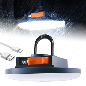 LED Hanging Camping Lantern Rechargeable 4000LM Waterproof 7200mAh Battery Magnetic Base High Lumen Flashlight High Lumens Flashlight